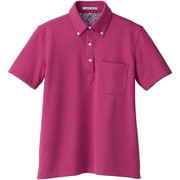 レディス吸水速乾ポロシャツ(花柄B) 3Lサイズ ピンク FB4019L-9