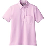 レディス吸水速乾ポロシャツ(花柄B) Lサイズ ラベンダー FB4019L-19