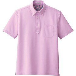 吸水速乾メンズポロシャツ（花柄B） 3L ラベンダー FB5025M-19