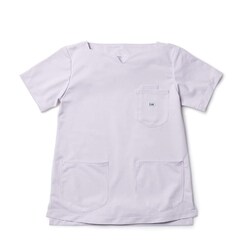 Leeレディススクラブ（キーネック） XXL ラベンダー LMS43001-14