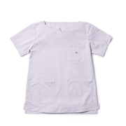 Leeレディススクラブ(キーネック) XXL ラベンダー LMS43001-14