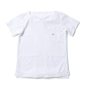 Leeレディススクラブ（キーネック） XXL ホワイト LMS43001-15