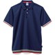 裾ラインリブドライポロシャツ（ポリジ ポンマックス） L ネイビー MS3122-8