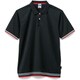 裾ラインリブドライポロシャツ（ポリジ ポンマックス） S ブラック MS3122-16