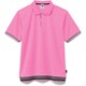 裾ラインリブドライポロシャツ（ポリジ ポンマックス） 4L ピンク MS3122-19