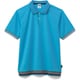 裾ラインリブドライポロシャツ（ポリジ ポンマックス） GL ターコイズ MS3122-26