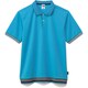裾ラインリブドライポロシャツ（ポリジ ポンマックス） 4L ターコイズ MS3122-26