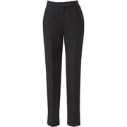 テーパードパンツ（レディス用）23号 ブラック EAL676-10