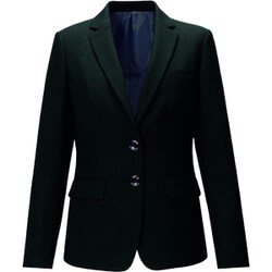 ジャケット（レディス用）19号 ブラックチェック EAJ850-610