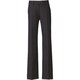 フレアストレートパンツ 23号 ブラック EAL585-10