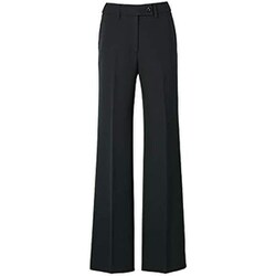 セミワイドパンツ（レディス用）23号 ダイヤモンドブラック EAL641-10