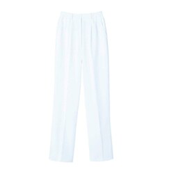 パンツ レディス（両脇ゴム） 8L ホワイト 73-951