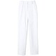 ナースパンツ（両脇ゴム） 4L ホワイト 73-1341