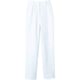 ナースパンツ（両脇ゴム） 6L ホワイト 73-1341