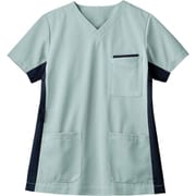 スクラブ（男女兼用・半袖） 9L シルバー/チャコール 72-721