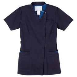 女子スクラブ ネイビー＋Rブルー Sサイズ RF-5122