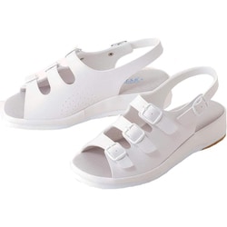 ナースサンダル コンフォート 4L（27.0～27.5cm） ホワイト 270-1