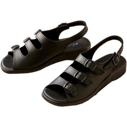 ナースサンダル コンフォート SS（21.0～21.5cm） ブラック 271-6