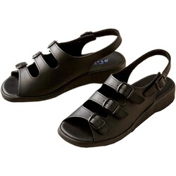 ナースサンダル コンフォート S（22.0～22.5cm） ブラック 271-6