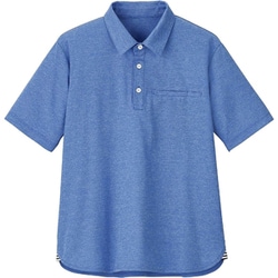 介護・看護用ポロシャツ 4L レイクブルー HSP017-6