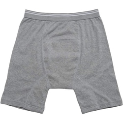 安心ロングボクサーパンツ80cc吸水 M グレー 070-520013-00