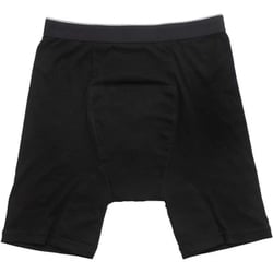 安心ロングボクサーパンツ80cc吸水 M ブラック 070-520019-00