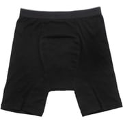 安心ロングボクサーパンツ80cc吸水 L ブラック 070-520021-00