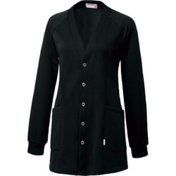 ルコック ロング丈カーディガン 9号 ブラック UZL6061