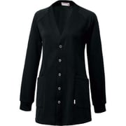 ルコック ロング丈カーディガン 13号 ブラック UZL6061