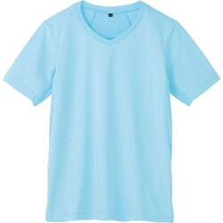 Tシャツ LL アクア UZT475