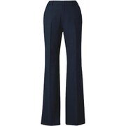 フレアストレートパンツ 19号 ネイビー EAL656