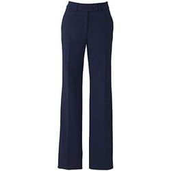 フレアストレートパンツ 19号 ネイビー EAL689