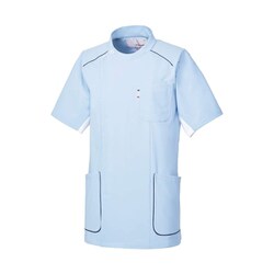 ルコック メンズジャケット SS アクア×ネイビー UQM1103-4