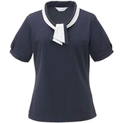 ポロシャツ M ネイビー ESP404-2