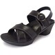 リゲッタクロスベルトサンダル ブラック RW-1003