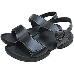 リゲッタワークグミサンダル ブラック RW-1014