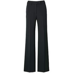 セミワイドパンツ（レディス用） 21号 ダイヤモンドブラック EAL641-10