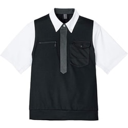 ポロシャツ SS ブラック CSP207-10