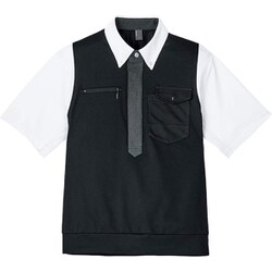 ポロシャツ 3L ブラック CSP207-10