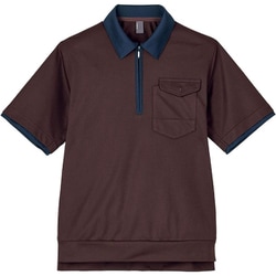 ポロシャツ S ブラウン CSP208-3