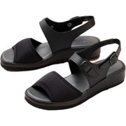のびのびストレッチサンダル M ブラック 550-1