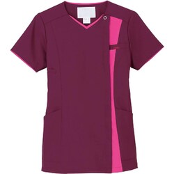 レディスジップスクラブ 4L バーガンディ 8501SCK-16