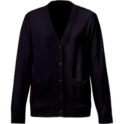 カーディガン 4L ブラック EWG897-10