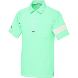 ルコック 男女兼用ニットシャツ SS エメラルドグリーン UZL3041-60