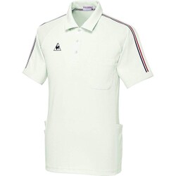 ルコック 男女兼用ニットシャツ M アイボリー UZL3043-1