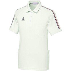 ルコック 男女兼用ニットシャツ LL アイボリー UZL3043-1