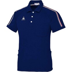 ルコック 男女兼用ニットシャツ M ネイビー UZL3043-5