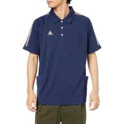 ルコック 男女兼用ニットシャツ LL ネイビー UZL3043-5