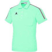 ルコック 男女兼用ニットシャツ LL エメラルドグリーン UZL3043-60