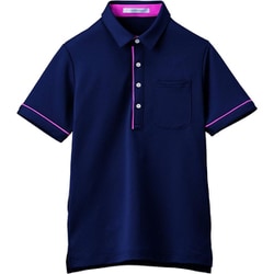 半袖ポロシャツ（男女兼用） 5L ネイビー HSP003-2
